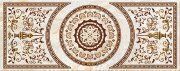 Настенная декоративная плитка Аттика Crema коричневый 505x201мм