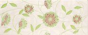 Настенная декоративная плитка Синтия Верде цветы зеленый 250x350мм