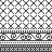 Бордюр (2) Пиксель 7 400x400мм