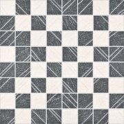 Напольная плитка Триполис крем-серый мозаика 396x396мм
