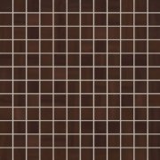 Настенная плитка Ашен 3 Мозаика коричневый 298x298мм