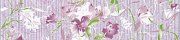 Бордюр Ализе Виола Цветы 278x62мм