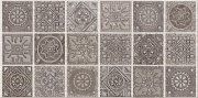 Настенная декоративная плитка Грация Мокка Нефертити 201x405мм