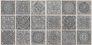 Настенная декоративная плитка Грация Грей Нефертити 201x405мм