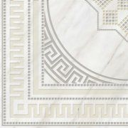 Декоративная напольная плитка Каррара белый 400x400мм