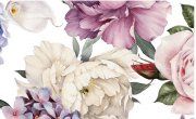Настенное декоративное панно (5) Гортензия Цветы 400x250мм 