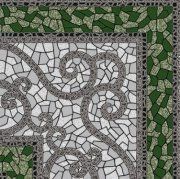 Напольная плитка Византия (1) зеленый 300x300мм
