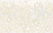 Настенная декоративная плитка (1) Эйфория Цветы белый 250x350мм