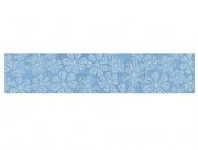 Фриз (1) Эйфория Цветы синий 80x350мм