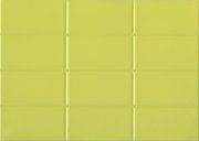 Настенная плитка Моно салатовый 250x350мм