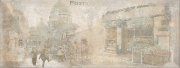 Настенная декоративная плитка Антика Antica серая 150x400мм