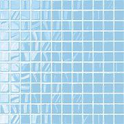 Настенная плитка Темари голубой светлый мозайка 298х298 (20008)