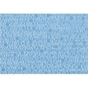 Настенное декоративное панно Вэйв голубой 400x275мм