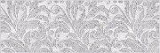 Настенная декоративная плитка Пьемонт Узор серый 600x200мм (Арт.17-03-06-833-0)