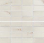 Настенная декоративная плитка Каррара Мозаика белый 290x295мм