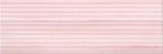 Настенная плитка Страйпс розовый структура 250x750мм