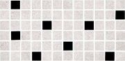 Универсальная плитка Каро Мозаика грес серый 297x598мм