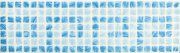 Фриз Римская Мозаика 456 голубой 100x330мм