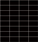 Настенная плитка Colour Black черный Мозаика 295x327мм