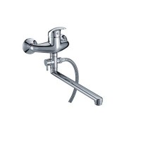 Смеситель WasserKRAFT Rhein для ванны/умывальника с душем (лейка+шланг+держатель)