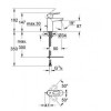 Смеситель Grohe BauLoop для умывальника без д/к гибкая подводка, гладкий корпус Смеситель Grohe BauLoop для умывальника без д/к гибкая подводка, гладкий корпус