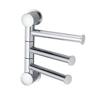 Держатель WasserKRAFT полотенец 3-е рога короткие