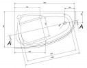 Ванна Cersanit JOANNA 160x95 L/R