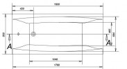 Ванна прямоугольная Cersanit VIRGO 180x80