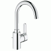 Смеситель Grohe Eurostyle Cosmо для умывальника с д/к высокий нос, гибкая подводка