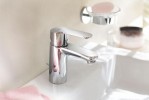 Смеситель Grohe Eurosmart Cosmo для умывальника с д/к гибкая подводка, удлин.корпус