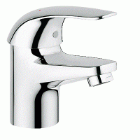Смеситель Grohe Euroeco для умывальника без д/к гибкая подводка, гладкий корпус