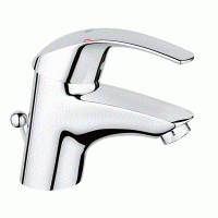 Смеситель Grohe Eurosmart new для умывальника с д/к гибкая подводка