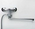 Смеситель WasserKRAFT Leine для ванны/умывальника с душем (лейка+шланг+держатель)