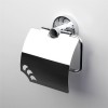 Держатель WasserKRAFT Isen для туалетной бумаги с крышкой