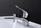 Смеситель Grohe Euroeco для умывальника без д/к гибкая подводка, гладкий корпус Смеситель Grohe Euroeco для умывальника без д/к гибкая подводка, гладкий корпус