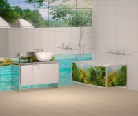 Пластиковый экран под ванну Метакам Ультралегкий Арт 1,5