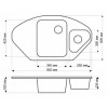Мойка для кухни Gerhans E10 92x50 