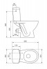Унитаз компакт Cersanit Koral K010 (3/6л), боков. подвод Унитаз компакт Cersanit Koral K010 (3/6л), боков. подвод