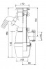 Сифон для умывальника и мойки A-40059