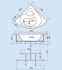 Ванна акриловая гидромассажная Triton Эрика 140x140 Ванна акриловая гидромассажная Triton Эрика 140x140