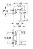 Смеситель Grohe Eurocube для ванны