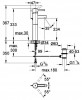 Смеситель Grohe Essence для умывальника с д/к свободностоящий