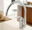 Смеситель Grohe Eurosmart new для кухни высокий нос