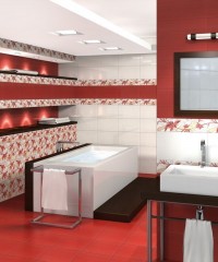 Капри ирис красный