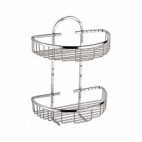 Полка Ledeme 2-ярусная полукруговая (решётка) L339-2