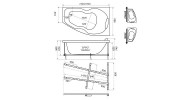 Ванна акриловая гидромассажная Triton Бриз 150x96 L/R Ванна акриловая гидромассажная Triton Бриз 150x96 L/R
