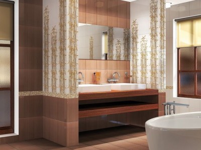 Ретро бамбук коричневый