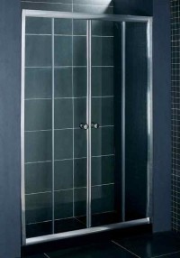 Стеклянная шторка на ванну DS-257-150  150x150