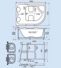 Ванна акриловая гидромассажная Triton Респект 180x130 L/R Ванна акриловая гидромассажная Triton Респект 180x130 L/R